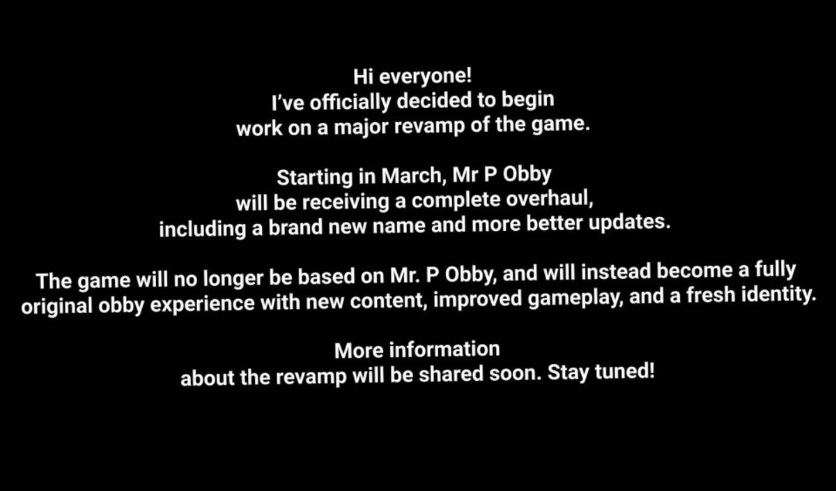 Infinite Obby! tweet media