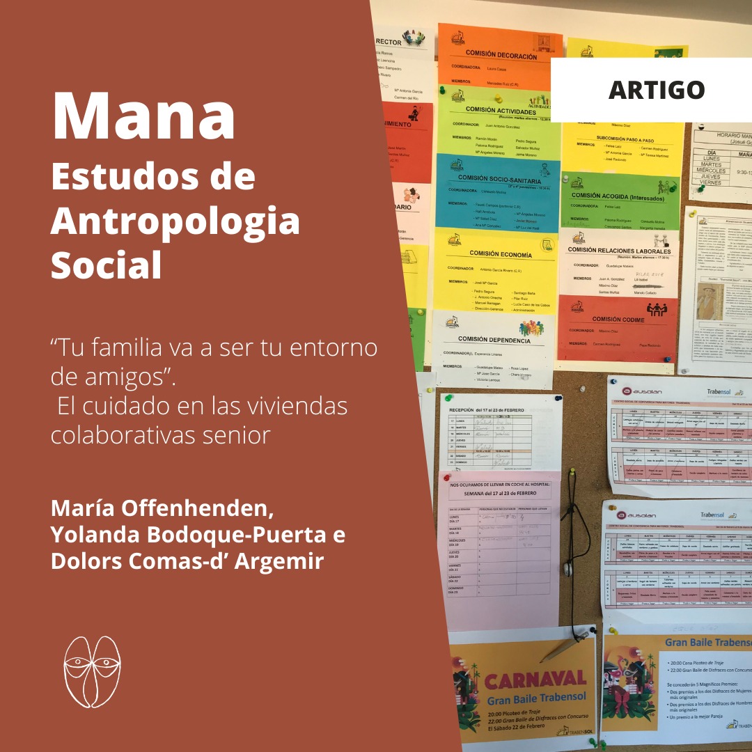 mana_revista's tweet photo. Hoje recomendamos o artigo de María Offenhenden, Yolanda Bodoque-Puerta e Dolors Comas-d’ Argemir: “Tu familia va a ser tu entorno de amigos”. El cuidado en las viviendas colaborativas senior. https://t.co/LaILusonRR