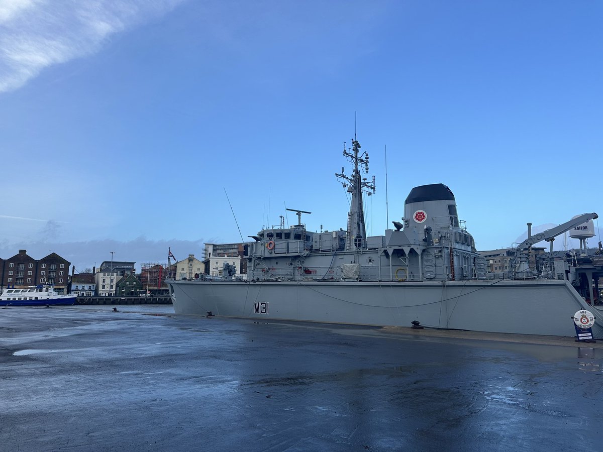 HMSCattistock's tweet photo. After another busy period of Operations, it’s fantastic to be able to visit Poole this weekend for the first time since receiving the Freedom of the Town back in May 24. 

#affiliates https://t.co/Fbd3EMh6vw