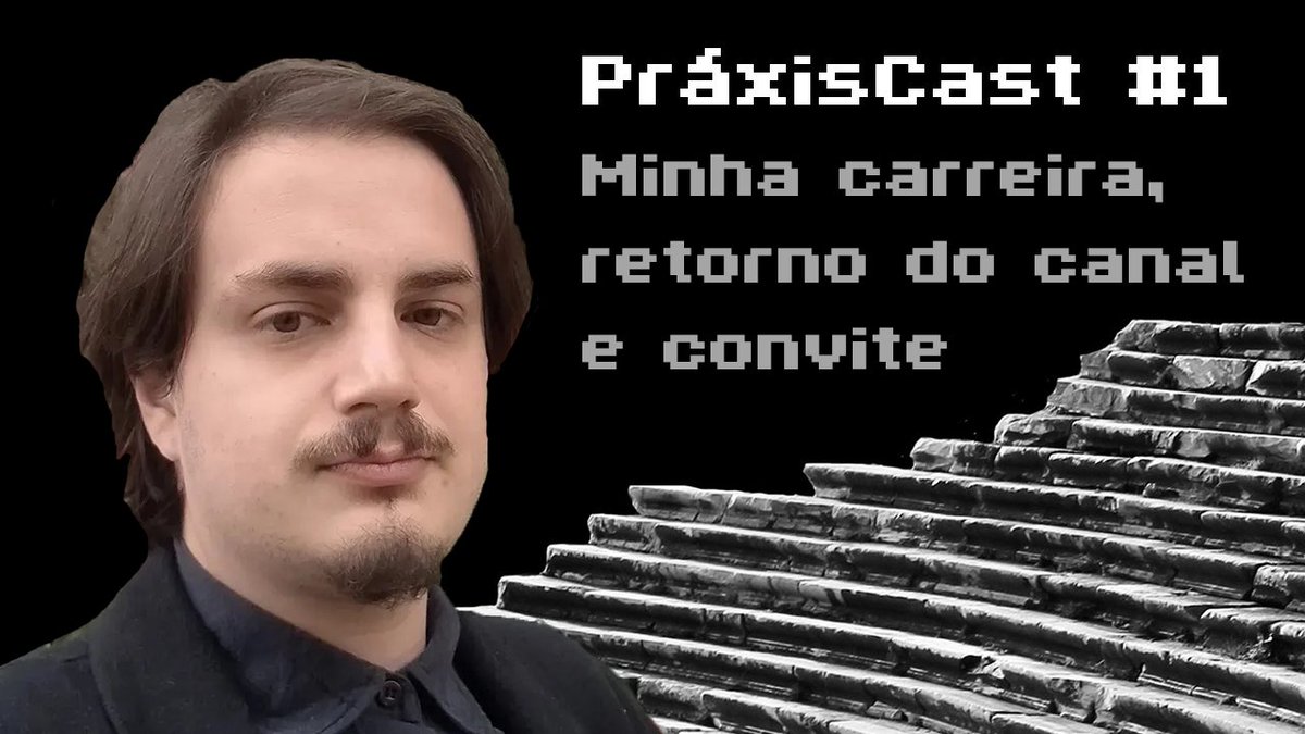 PráxisCast # 1 - Minha carreira na filosofia, retorno do canal e convite a entrevistados

Esse é o programa completo

Link: youtu.be/I1t7fsGuhKU

Peço por favor que curtam, comentem, compartilhem, retuitem e mostrem para os amigos.