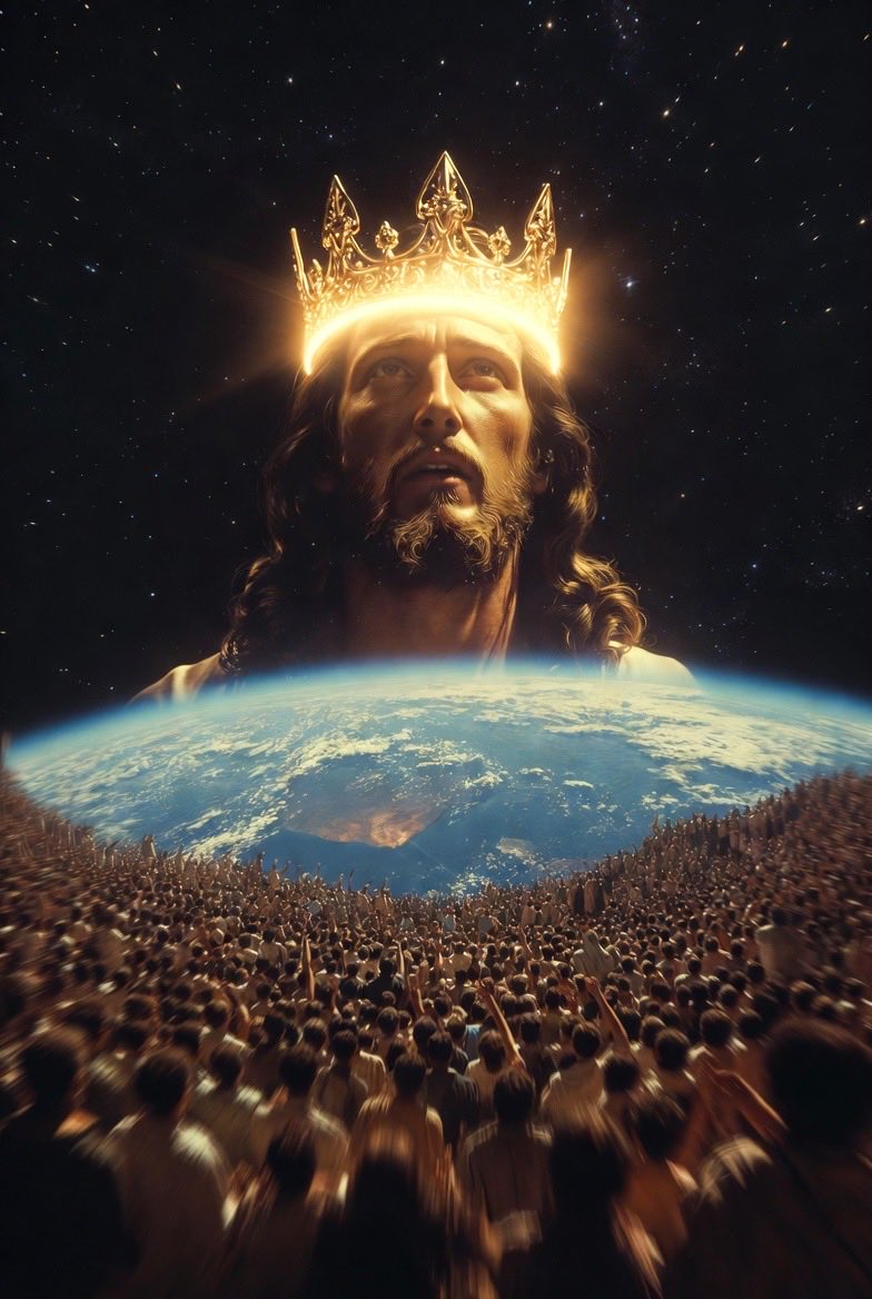 JesusIsMyKingX's tweet image. If you believe Jesus is King, type Amen.