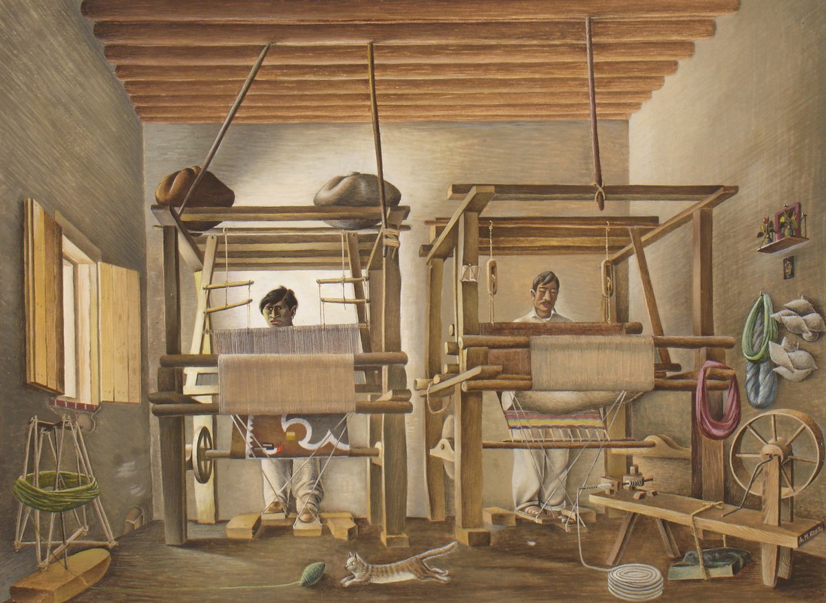 #ViernesDeVisita al Museo
Y allí estaba en un lugar privilegiado en el museo de arte moderno en <a href="/TolucalaBellaCd/">TOLUCA</a>  
Una obra de Antonio Ruíz "El Corcito" creador de un estilo único que se inscribe en el realismo fantástico y costumbrista, mediante un lenguaje irónico y anecdótico.