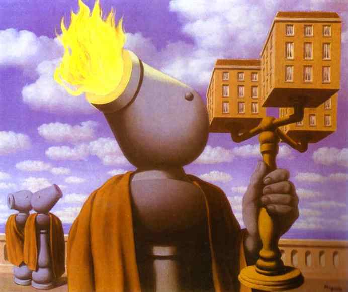 Cicero / Le cicérone - 1947 #artbots #magritte