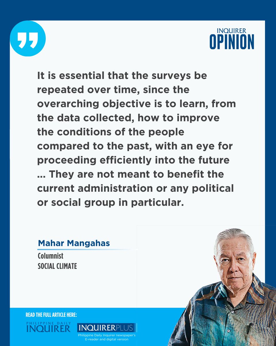 inquirerdotnet's tweet photo. Today's #SocialClimate by Mahar Mangahas (Feb. 21, 2026).
Visit https://t.co/TtpNkgGpix for fearless views and more.
Get the Inquirer here: https://t.co/tLGNXII3Jk https://t.co/vFEnInRZMs