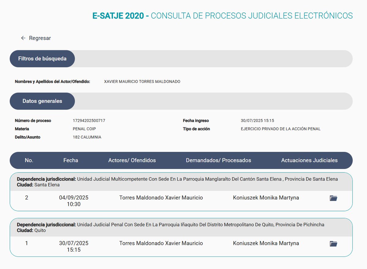 mejoresdiasEC's tweet photo. LA ESPOSA DEL CONTRALOR Y SU DECLARACIÓN "NO PEP" ... Quien controla al CONTRALOR @XMauricioTorres si la @AsambleaEcuador @dianajacome @FerdinanAZ87 @NielsOlsen ni responden? 

Mientras el Contralor General, Mauricio Torres, usa el derecho penal para intentar silenciarme —denunciándome penalmente por un simple TWEET donde expuse haber presentado una solicitud de fiscalización ante la Asamblea Nacional por una presunta red de nepotismo y tráfico de influencias (sin contestación desde JULIO de 2025)—, en su propia casa parece no leer la normativa básica de la @UAFE_Ec.

🔗https://t.co/TSAobTsZed

Hablemos con datos y pruebas:

1️⃣ El "Milagro" de las 24 horas: La esposa del Contralor realizó su declaración juramentada de salida de la Contraloría y, APENAS UN DÍA DESPUÉS (26 de enero de 2024), ya estaba posesionada en el @CJudicaturaEc como Subdirectora Nacional de Organismos Auxiliares y Sistema Pericial. Una "puerta giratoria" que funciona a velocidad luz.

2️⃣ La Gran Mentira Legal: En su ingreso al Consejo de la Judicatura, se declaró formalmente como una persona NO EXPUESTA POLÍTICAMENTE (NO PEP). ¿Cómo es esto posible?

3️⃣ Lo que dice la Ley (y ellos omiten): Según la normativa de prevención de lavado de activos de la @UAFE_EC  y los estándares internacionales (GAFI), son PEPs (Personas Expuestas Políticamente):

*Altas autoridades del Estado.
*Funcionarios con poder de decisión relevante.
*Y SUS CÓNYUGES O CONVIVIENTES.

Es imposible que la esposa de la máxima autoridad de control del país @ContraloriaECU  —quien audita a todas las instituciones del Estado— pretenda pasar por una ciudadana común ante el sistema financiero y de control.

¿Para qué sirve declararse "No PEP"? Para evadir el escrutinio riguroso sobre movimientos bancarios y patrimoniales, pero, sobre todo, para ocultar el evidente CONFLICTO DE INTERÉS. Ella dirige el sistema pericial (peritos que actúan en juicios) mientras su esposo dirige la institución que audita y acusa.

Esto es alarmante, ya que este sistema pericial puede ser usado para intervenir directamente en los procesos penales que el Contralor impulsa para silenciar voces críticas, INCLUYENDO EL PROCESO PENAL EN MI CONTRA (Nro: 17294202500717) y el proceso en contra del Abg. Alejandro Germán Coloma Rodas @rodas_coloma84 (Nro: 17294202500690), hijo de Germán Rodas de la Comisión Anticorrupción @CNACEcuador 

¿Cómo puede haber imparcialidad pericial cuando la esposa del acusador controla a los peritos que deben actuar en esos procesos?

Señor #Contralor, deje de perseguir activistas y empiece por casa ;) 
¡La transparencia no es un favor, es una obligación legal! ✊🇪🇨

#Anticorrupción #UAFE #ConsejoDeLaJudicatura #Ecuador #Activista #Persecucion #SantaElena