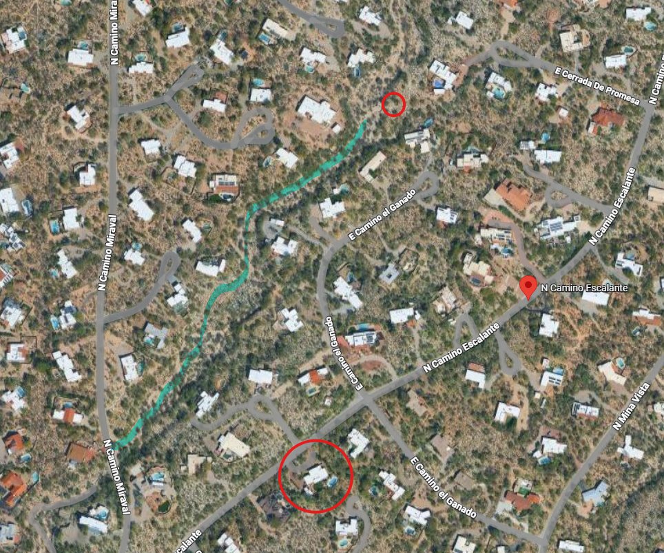 Diamond_Ape's tweet photo. @JLRINVESTIGATES @JLRINVESTIGATES  there is a service access road under the electric lines 1 block north-west, with what looks like basins for stormwater runoff... has anybody walked that utility service road?  This could probably be accessed with a golf cart... https://t.co/Oy6sy452BM