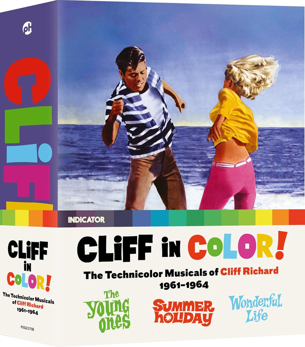 The_Ent_Factor's tweet image. CLIFF IN COLOR! - THE TECHNICOLOR MUSICALS OF CLIFF RICHARD (1961-1964) - US Indicator Series Limited Edition Blu-ray has been released

theentertainmentfactor.com/2026/02/cliff-…

#bluray #classicmovies #musicals #cliffrichard #cliffincolor @indicatorseries