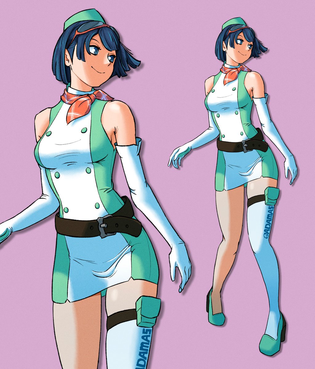 My friends and I have been greatly enjoying Digimon Story: Time Stranger lately, so I drew Kanan Yuki 👁️