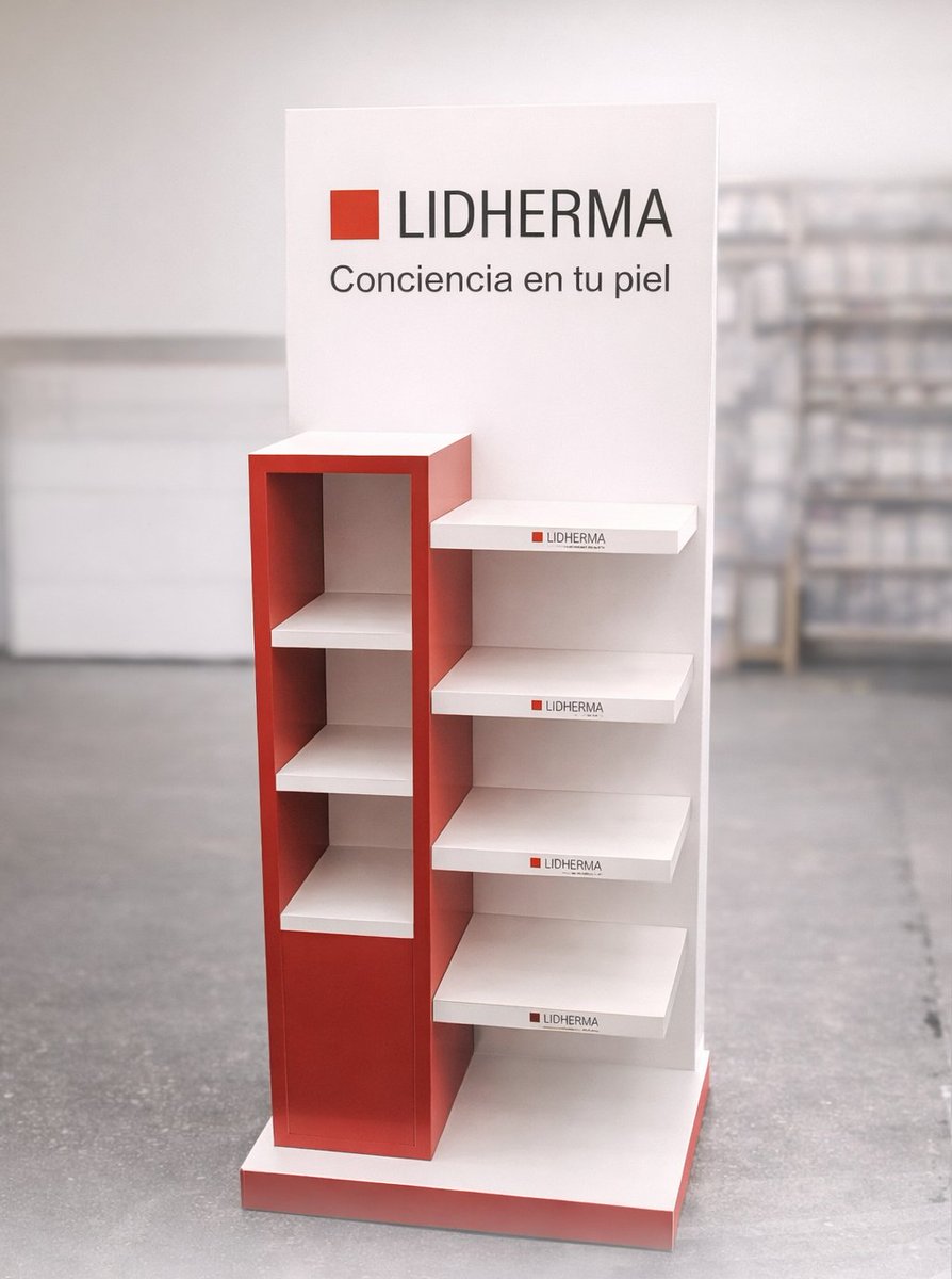 I Exhibidores I
Para Lidherma realizamos el diseño y producción de estos exhibidores estantes en madera pintada con grafica aplicada
#somosplanpez