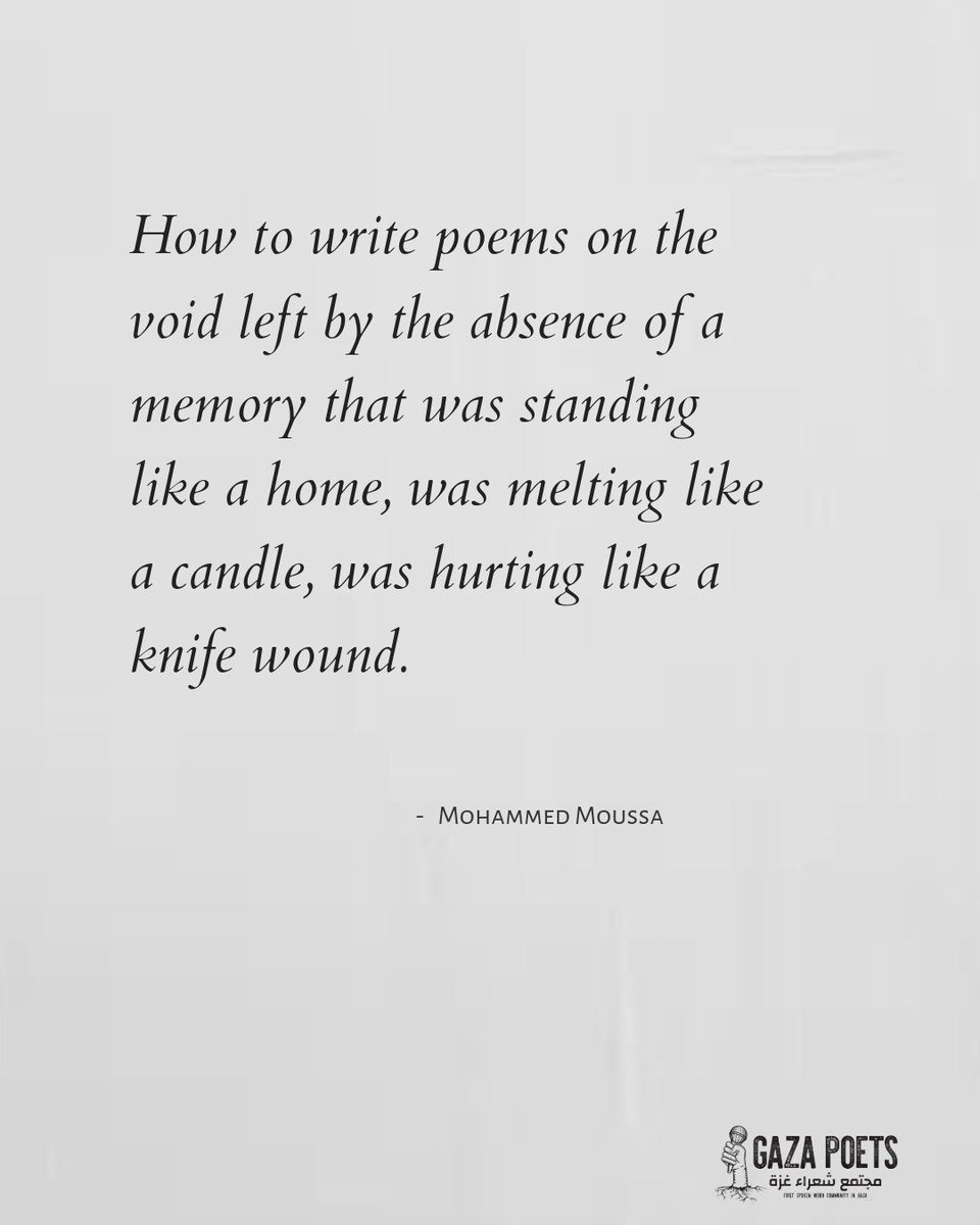 Gaza Poets Society tweet media