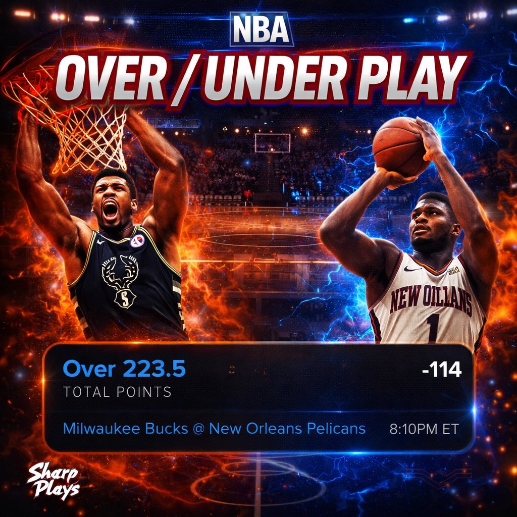 sharplays_'s tweet photo. Thin benches, stars playing big minutes, and pace on both sides. Points should come easy. 
Over 223.5🔒

#sportsbetting #nba #nbapicks #bettingcommunity #lockoftheday https://t.co/T9PEVNKIZc