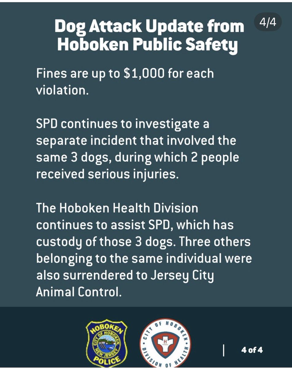 Hoboken Police tweet media