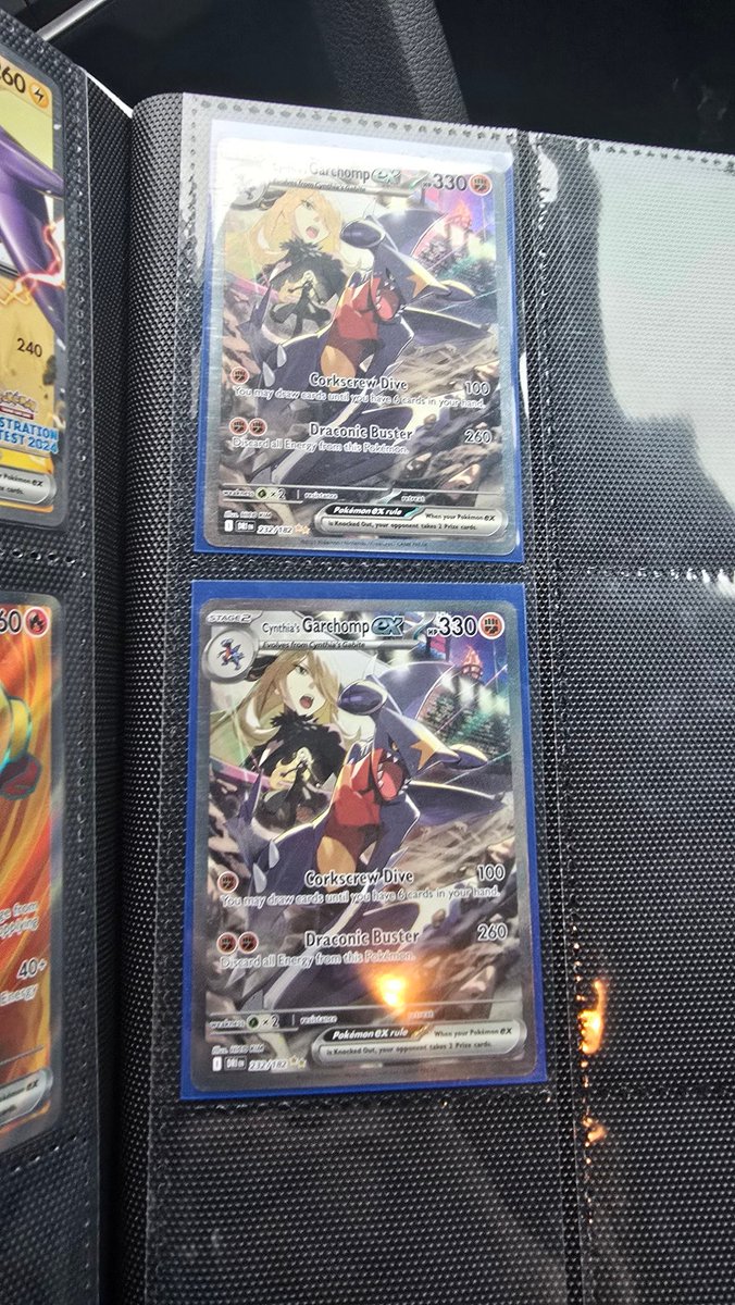 Saikodix's tweet photo. @TCGplayer So I picked only two packs cause I want others to enjoy the stock. From those two, I got the cynthia's Garchomp SIR back to back. Sadly I had to sell both because of financial issues. But its my favorite story to tell https://t.co/UvoAsAkErN