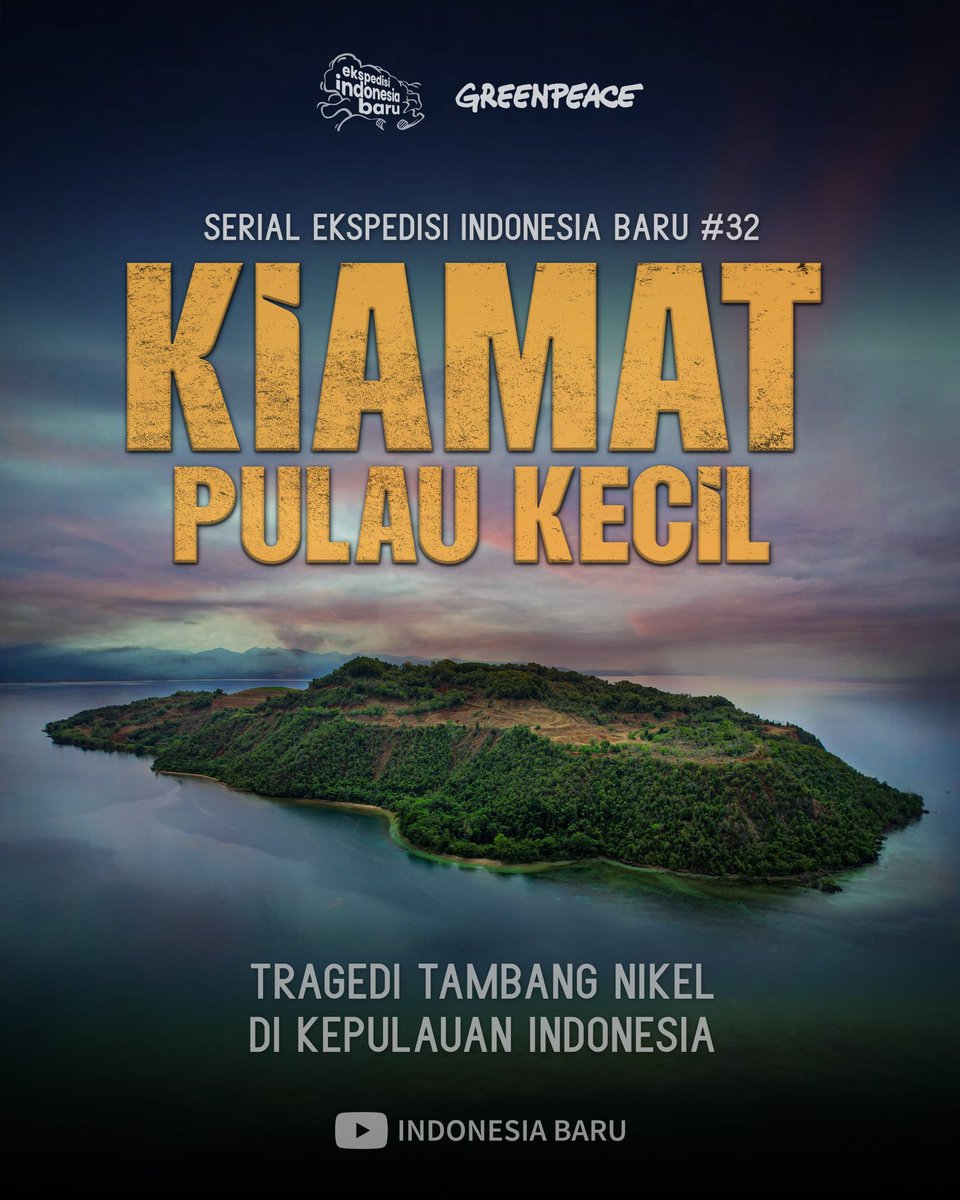 Pulau-pulau kecil di Indonesia timur dihabisi.

Hilirisasi yang harusnya menghentikan ekspansi (karena sudah dapat nilai tambah dari pengolahan), tidak berlaku di NKRI. Yang kecil pun disikat. 

Episode 32 - Ekspedisi Indonesia Baru
youtu.be/uqa_fxDuIII?si…