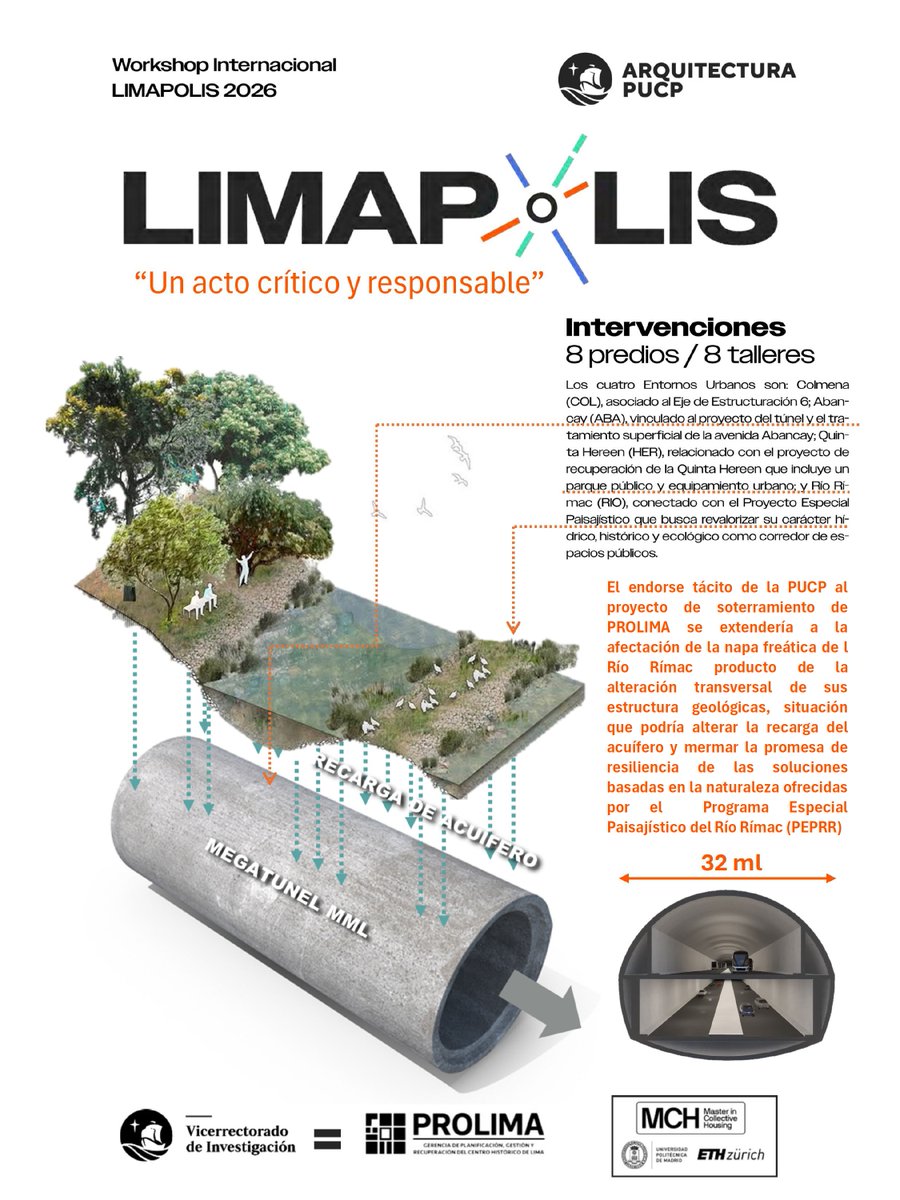 el_residente's tweet photo. Planteado el evento y dada la cooperación entre la #PUCP y #PROLIMA, el acto crítico y responsable que el brochure anuncia ¿será un principio de facto o solo un enunciado declarativo? Food for thought #ArquitecturaPUCP #arqpucp #LIMAPOLIS2026 #VivirEnElCentro #ViviendaColectiva https://t.co/0WlMdcKUw2