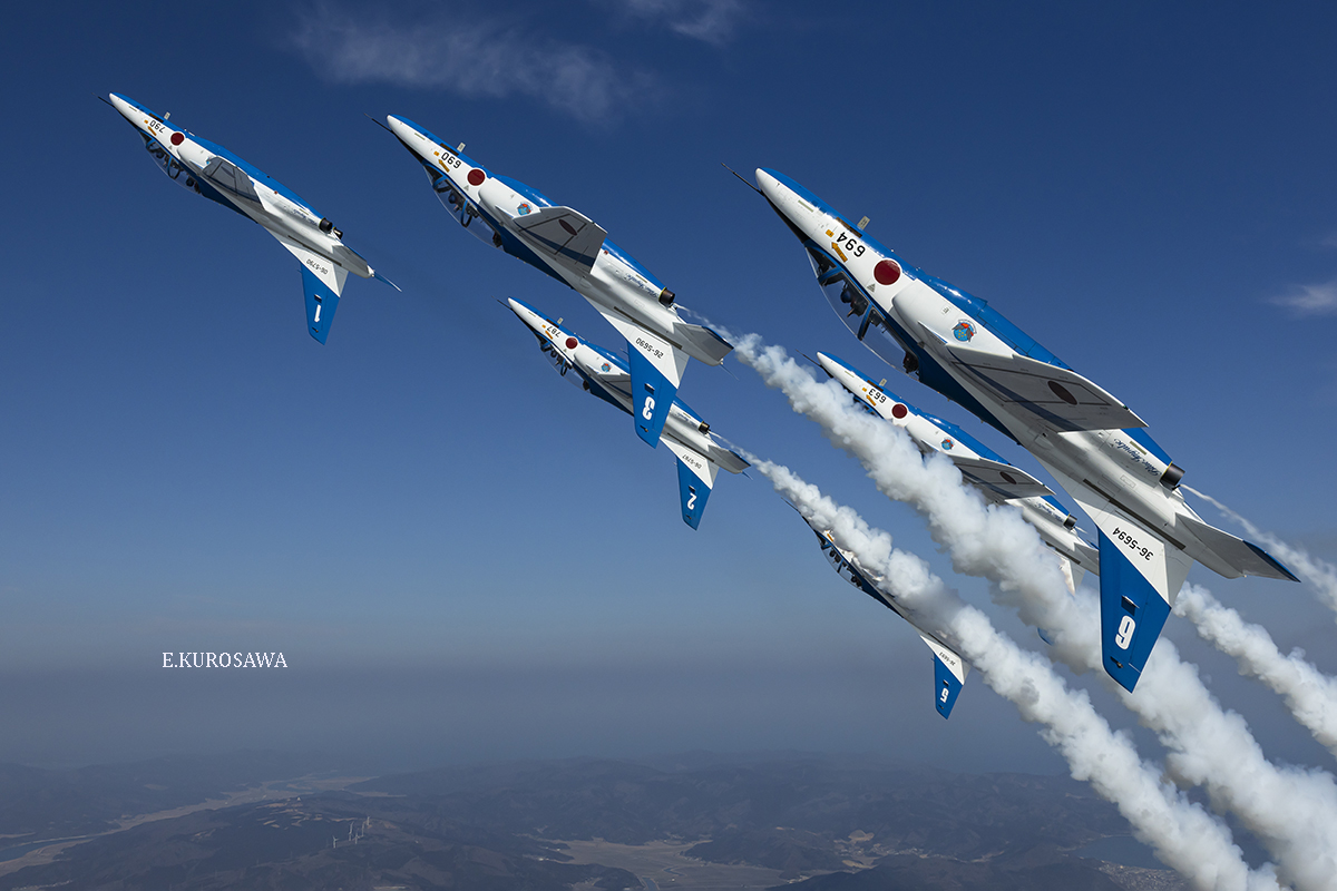 今日の一枚～～2200 夢、感動 BLUE IMPULSE 2025/3月撮影