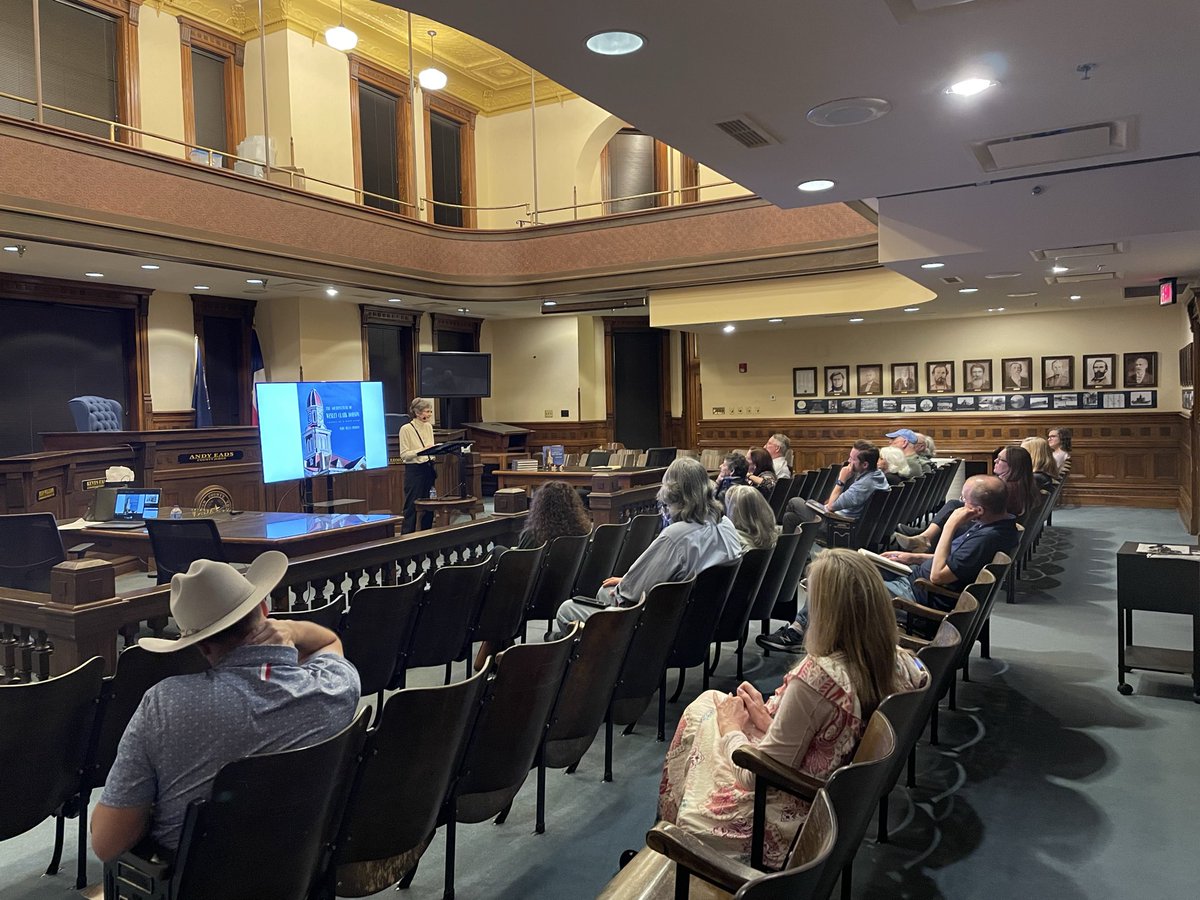 MHDodson's tweet photo. Thank you to the enthusiastic audience who attended my Texas Talks session at the Denton County Museum of History and Culture. I appreciated your interest in my stories about Wesley Clark Dodson. https://t.co/oMV8YUyHah