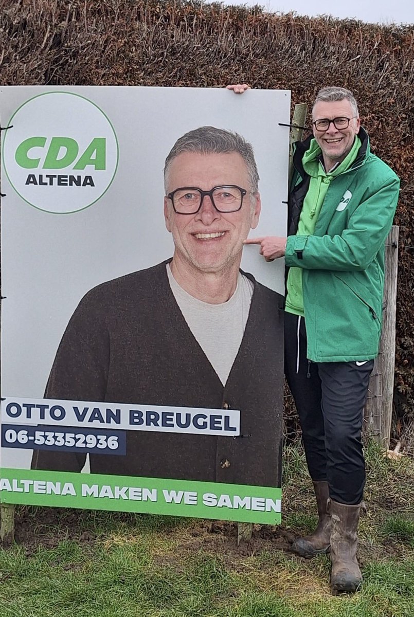 Campagne is begonnen 
Vier jaar heb ik mij met veel inzet mogen inzetten als raadslid. 

Op 18 maart is het weer aan de kiezer. Ik hoop dat vier jaar hard werken wordt beloond, zodat ik mij kan blijven inzetten voor onze gemeente