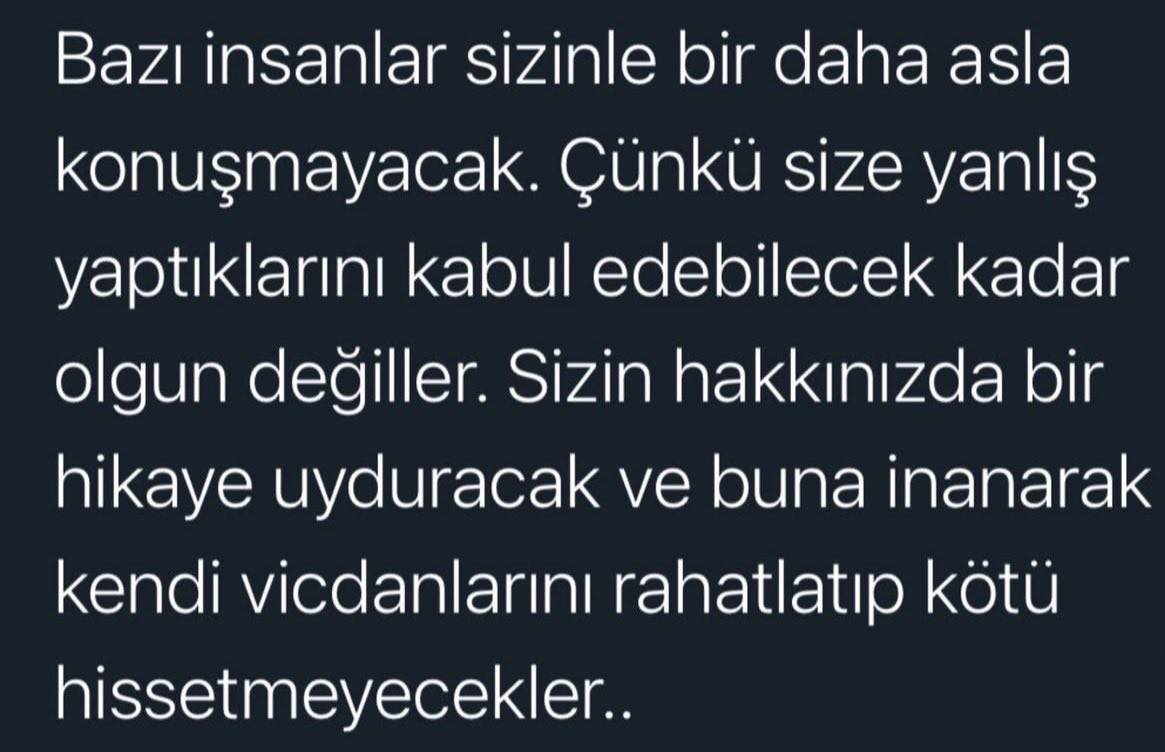 Yüzleşemeyenler ise susmayı seçer…
Suskunluk bazen en yüksek itiraftır…
