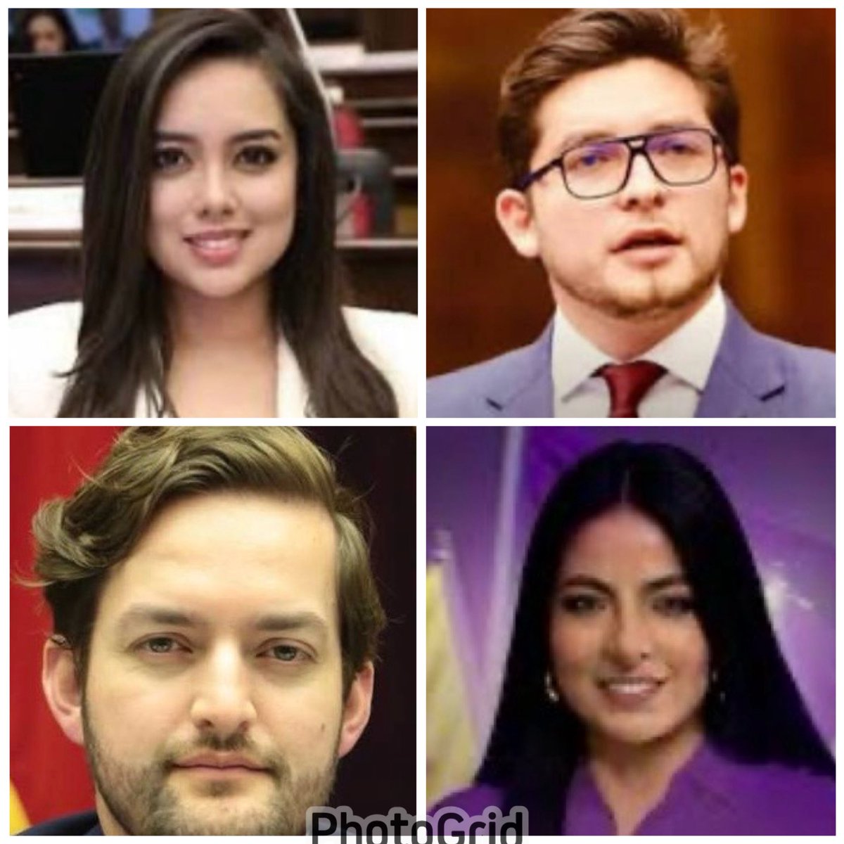 Tungurahuenses: Recuerden estos nombres: Carolina Escobar, Alejandro Lara, Esteban Torres y María Paula Villacreses, y estos rostros 👇🏻👇🏻. Hoy estos cuatro parlamentarios de nuestra provincia, le dieron la espalda a las necesidades del territorio en la votación de la