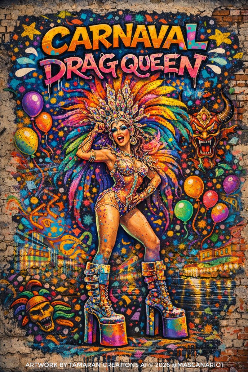 SintografIA_art's tweet photo. #DragQueenLPGC 
Gala Drag Queen 2026 https://t.co/E9jNyMw0m2