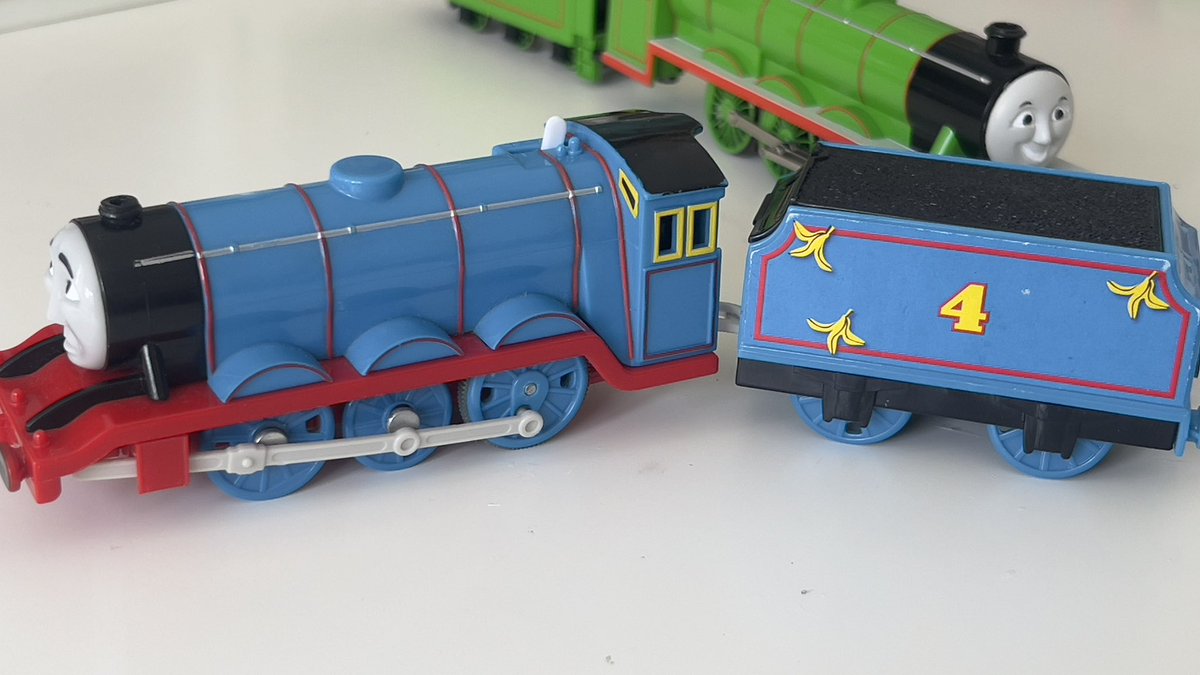 PlarailThomas's tweet image. O’ THE INDIGNITY GODRON 🍌#trackmaster #plarail