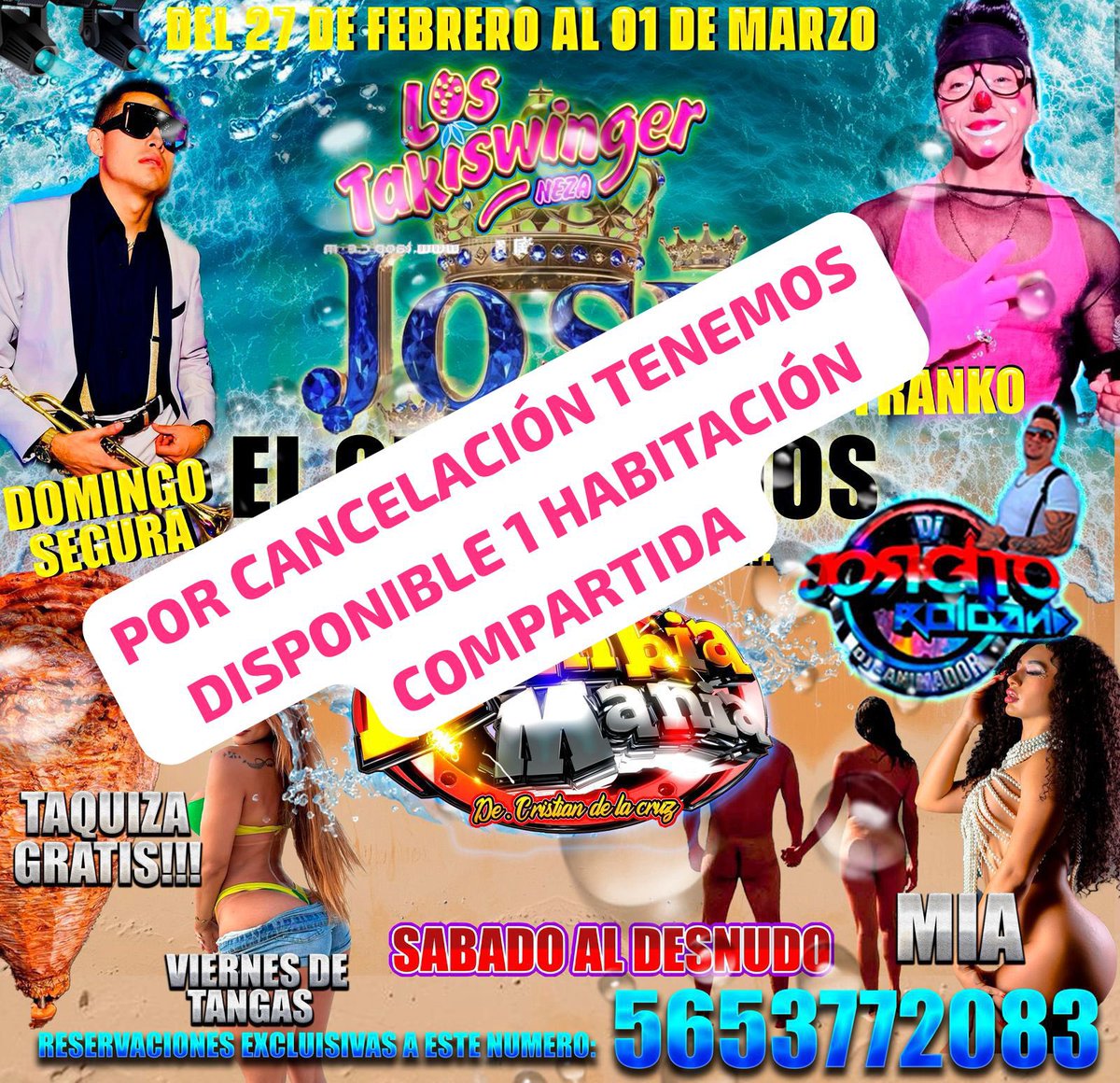 CENTRO DE ESPECTÁCULOS SW: “LOS TAKISWINGER “ A.C tweet media
