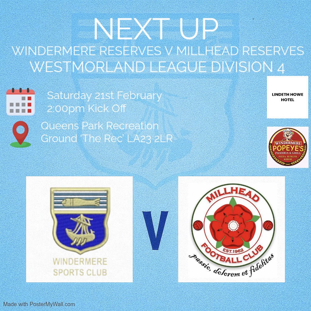 Windermere Sports Club ⚽️ tweet media