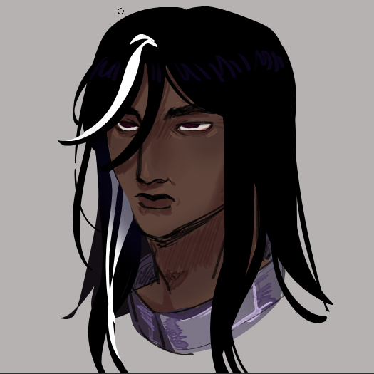 Fiquei com preguiça de fazer a coroa dele (falando em coroas, tive que me segurar pra não dar um rosto de velho pra ele pq eu acho meio importante o fato pertubador que os ancients não envelhecem normalmente