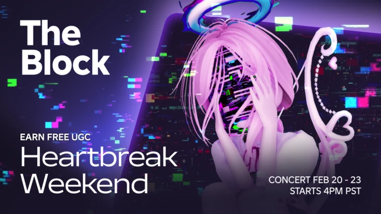 ⚈ Juego : 『Heartbreak Weekend💗』 The Block 🟦

roblox.com/games/95047916…

⚈ Item : ❤️Heartbreak Crown👑

roblox.com/catalog/125634…

📝 Mision : Alcanza la cifra de 3000 jugadores en cualquier show para tener la chance de obtenerlo

⌛ Fecha &amp; Hora : 20 de Febrero / 7 PM EST