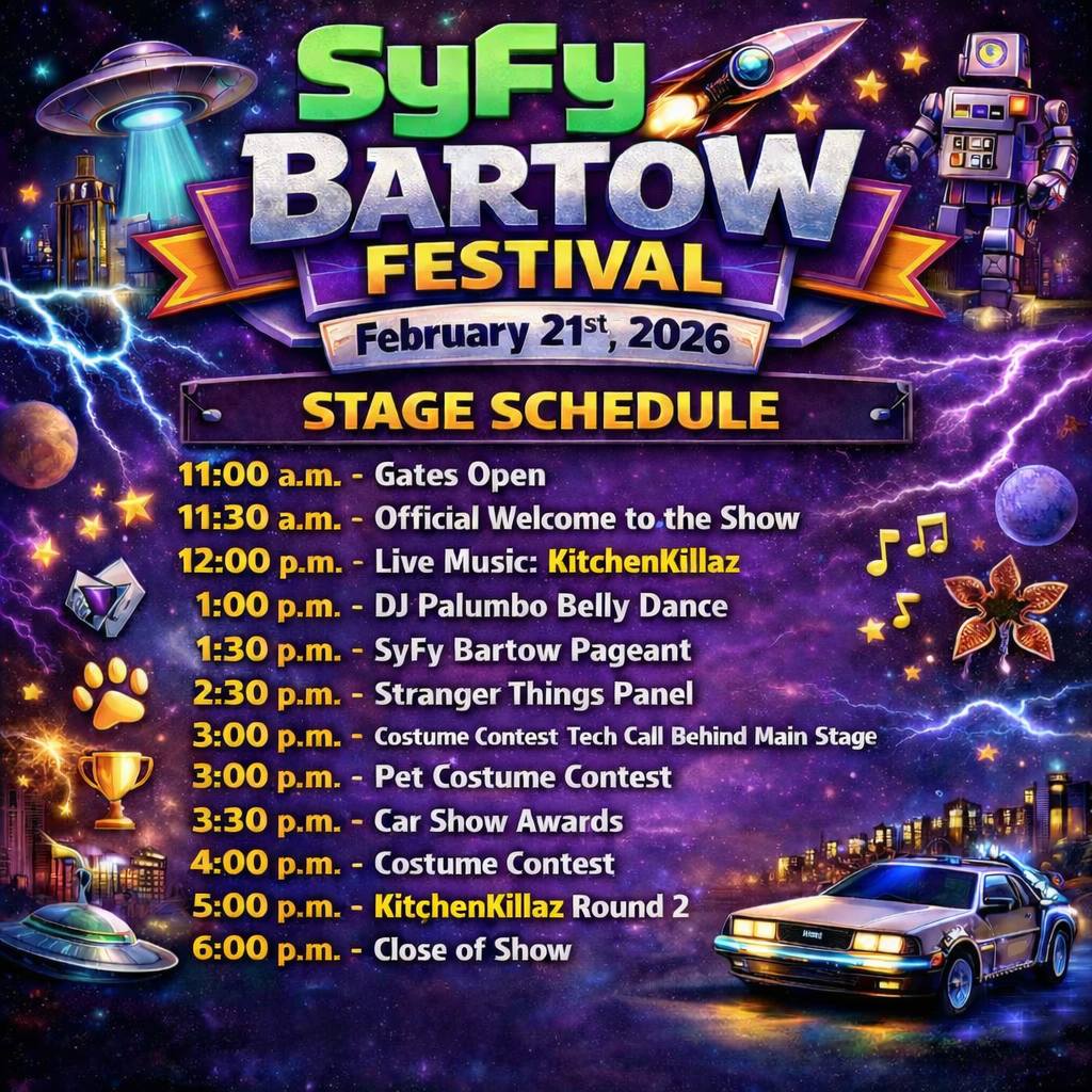 I've got a booth at a SyFy convention tomorrow in central Florida