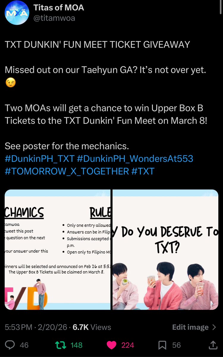 ilabyeonjun's tweet photo. @titamwoa 5 years na po akong fan, minsan hindi active pero madalas nakabantay pa rin sa mga ganap nila. When I saw this event I was so happy because finally they’re coming back dito sa atin. I really hope that you’ll give this chance to someone who deserves it. https://t.co/aXGsywVOCe