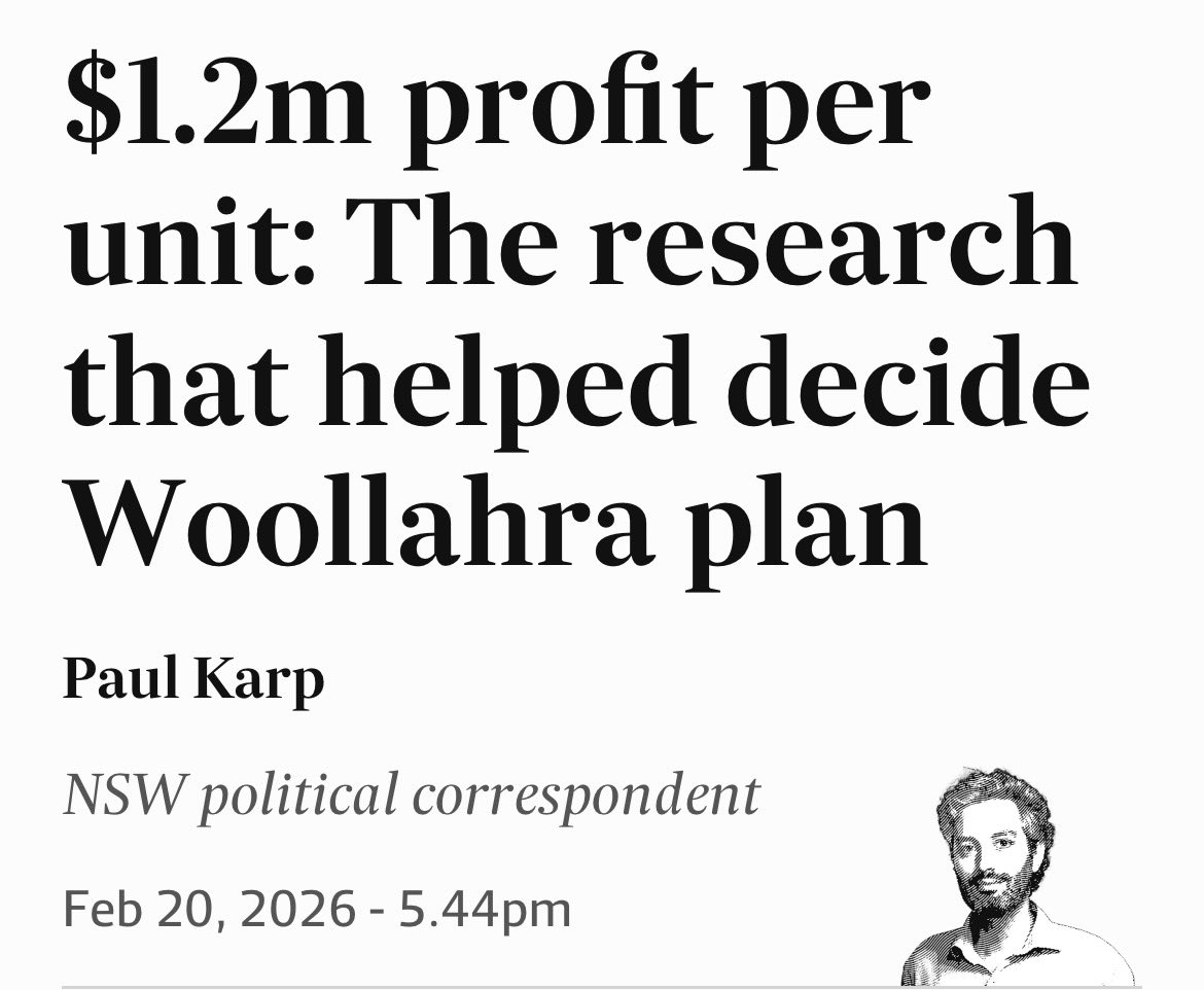 AFR reports suggests an economic model about the housing market was wrong. Surely not?