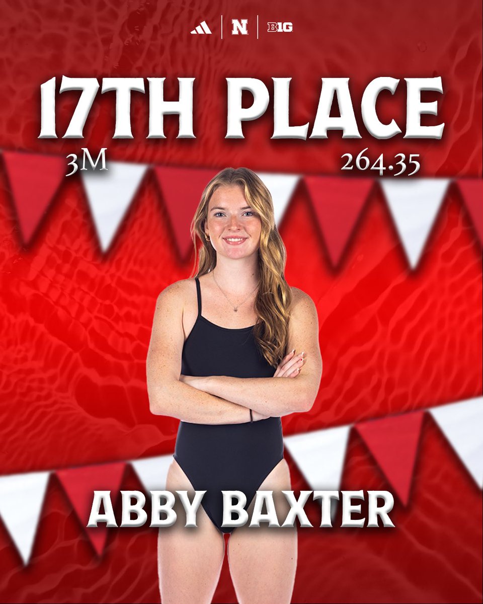 B1G UPS. Abby Baxter took 17th in the 3M during the third day of