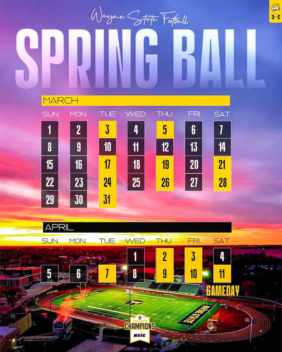 Wayne State Football tweet media