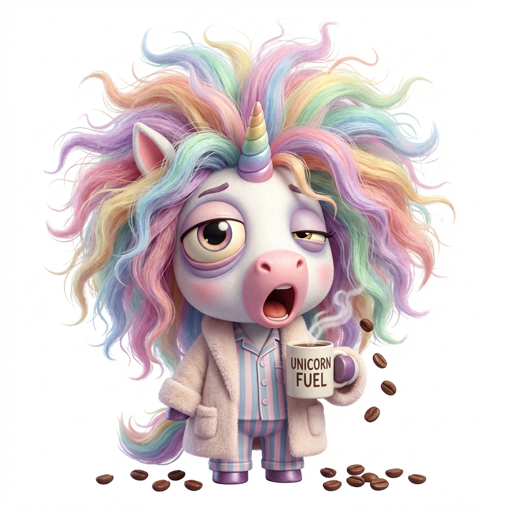 MystiqueLicorne's tweet image. Good morning everyone. Filling up on unicorn fuel. Have a great day fellow creators!

#aiart #unicorn #goodmorning