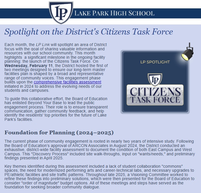 Lake Park HS tweet media