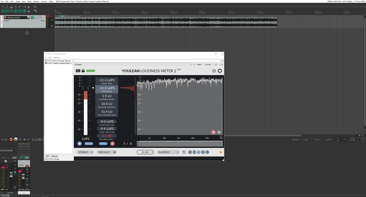 onizeayanami's tweet photo. A primera vista me llama la atención dos cosas de Lyra 3. Ha clipeado a +0.1dB lo que muy probablemente se deba a interpolación de compresión y la correlación stereo es bastante correcta, salvo transitorios muy puntuales se mantiene constantemente por encima de +0.5. Me gusta https://t.co/2sfXh7jobe