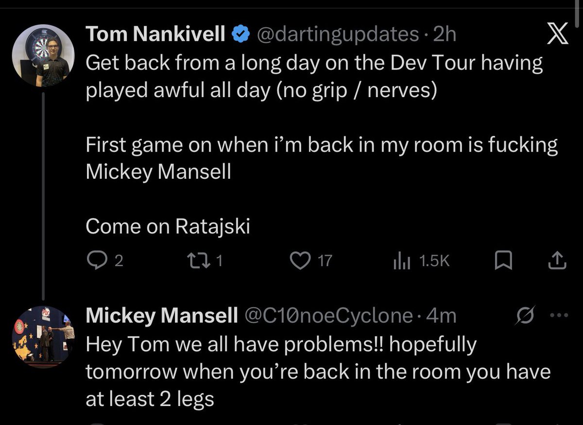 DartsAnonymous tweet media