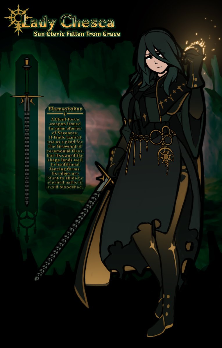 Weird cleric who can't heal and seems to mangle the flesh of everyone her magic touches