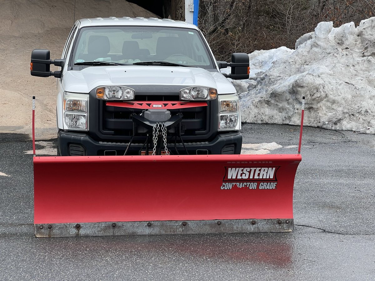 TimReidReporter's tweet photo. SNOW PREPS IN MARYLAND: Another snow storm is expected to dump more white stuff on the DMV Sunday.  Friday crews in the city of Bowie were prepping salt spreader trucks, snow plows, and front loaders and making sure the salt supply is ready just in case. https://t.co/yOy2OlAxfq
