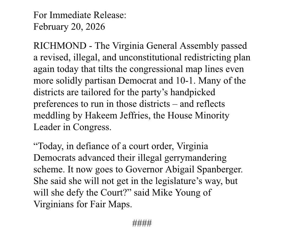 Virginians for Fair Maps tweet media