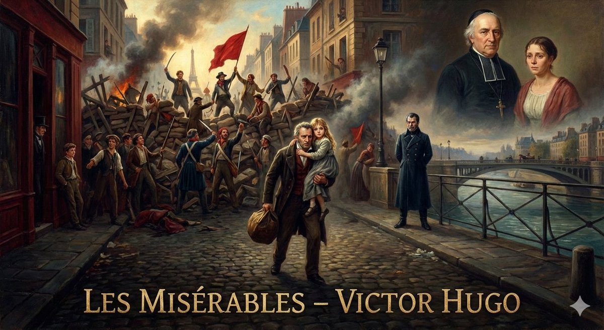Victor Hugo, Sefiller'i yazarken bir roman değil, insanlığa bir ayna tutuyordu. Jean Valjean'ın hikâyesi aslında hiç de karmaşık değildir: Aç bir çocuk için ekmek çalan bir adam, bunun bedelini ömrünün sonuna kadar öder. Ama Hugo bize şunu sorar — asıl suçlu kim? Ekmeği çalan mı,
