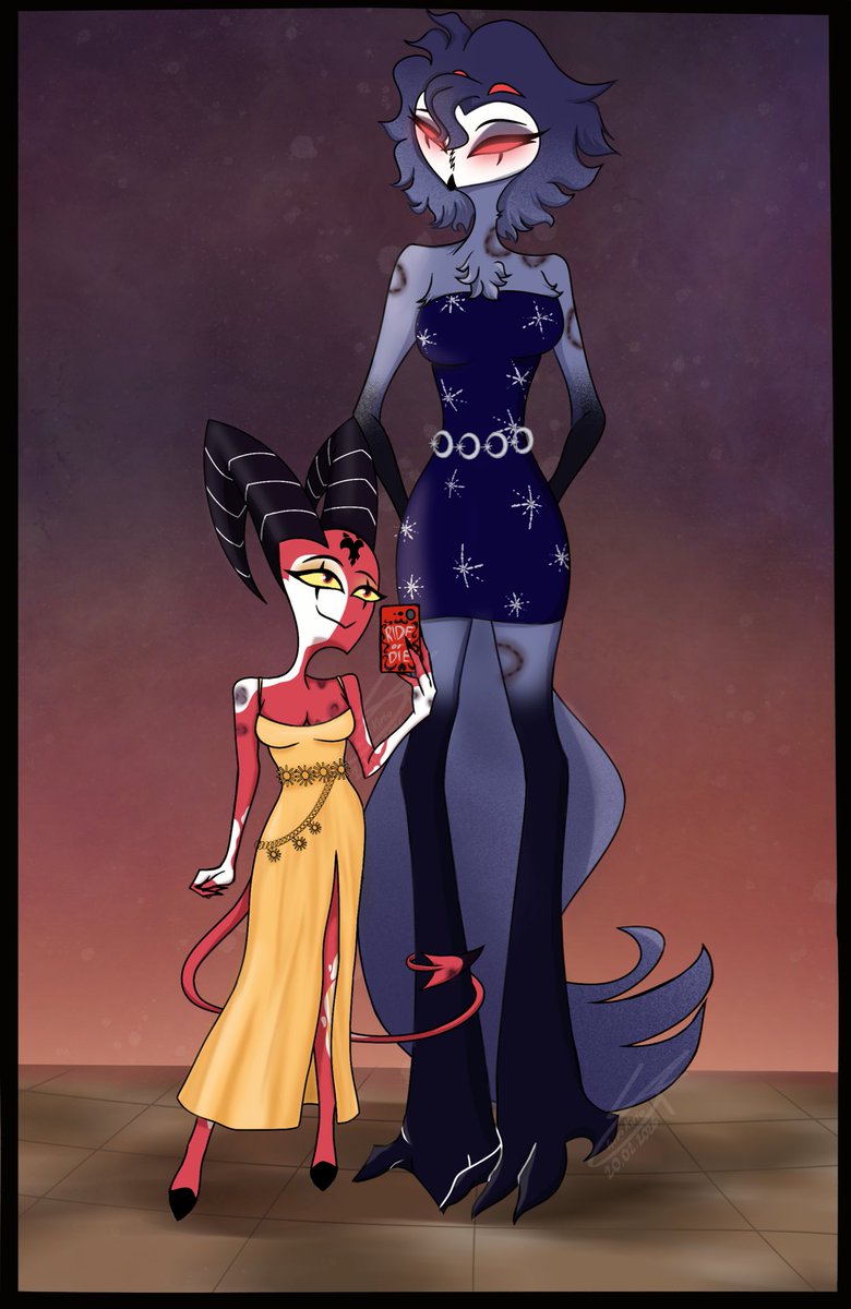 ShiriKirio's tweet image. „You are the Star of my Moon”🌕✨

#Stolitz #femstolitz #Stolas #Blitz #HelluvaBoss