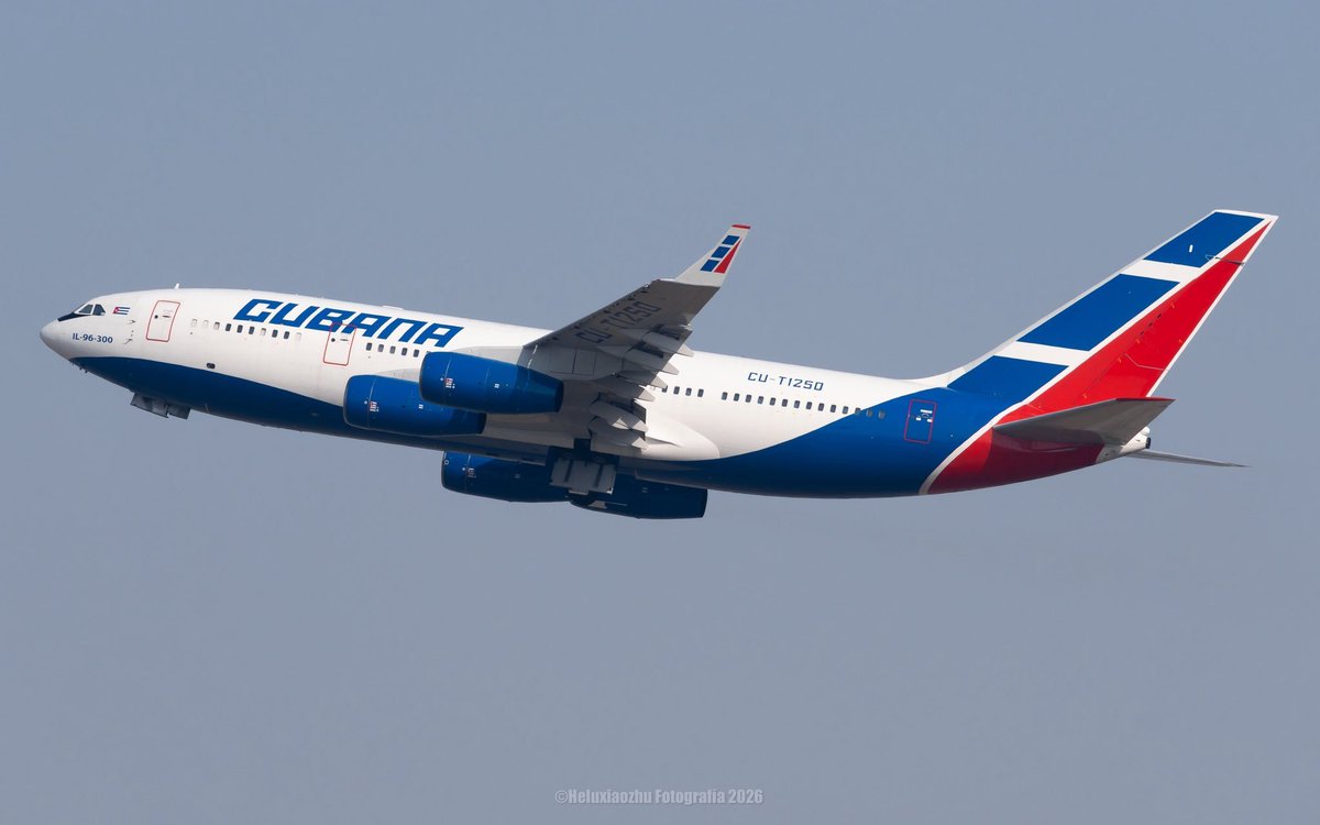 FlconEYES's tweet photo. CU-T1250 #IL96 de #Cubanadeaviacion,
Retornando a #Moscú #SVO desde Asia, con 3 motores.
Posibles reparaciones.
H/T: @Heluxiaozhu
CONTINUARÁ....!!!! 🧐
#Now #ADSB #cuavion #Cuba #20Feb