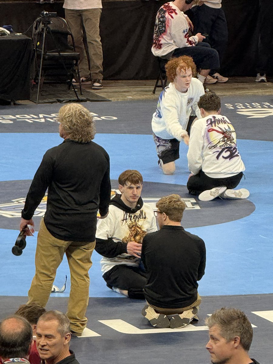 Last minute prep! Tripp looks ready to roll! 

#WeAreMG #MightyArgylls
