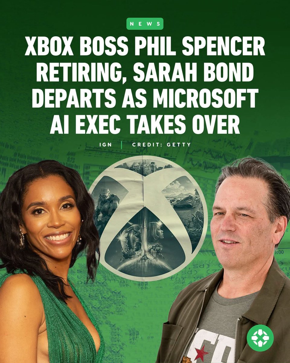 Shame to see Phil Spencer retire but shocked to see they've handed the reigns over to AI according to IGN! 😅