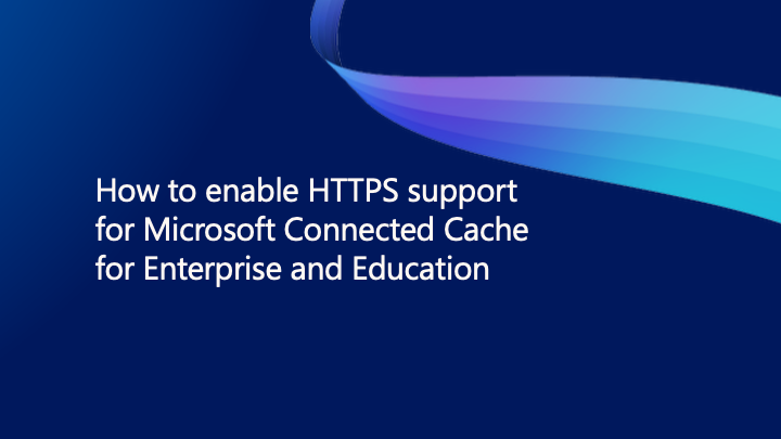 IntuneSuppTeam's tweet image. HTTPS enforcement is coming to Microsoft Connected Cache for Enterprise and Education on June 16, 2026.

We've got you covered with a full walkthrough: certs, config, validation, and troubleshooting all in one place ⬇️ 
    
➡️ Full walkthrough: aka.ms/Intune/HTTPS-s…

#MSIntune