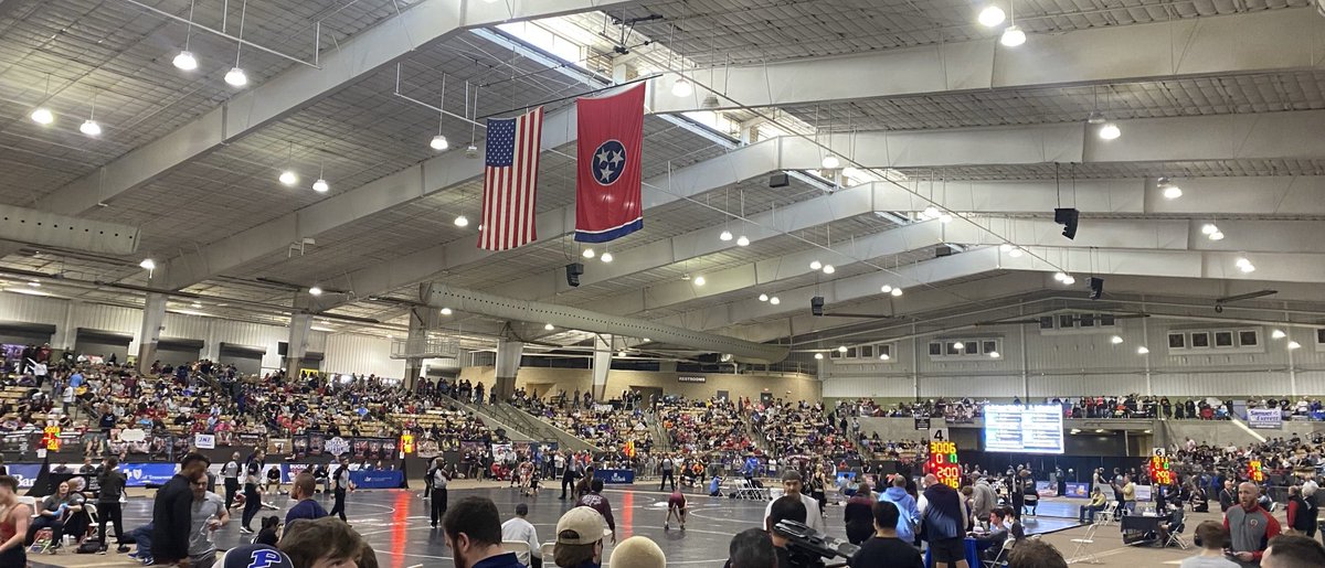 Page has three wrestlers competing for a place on the medal podium. 
Carson Gambill: 106 Semifinals
Maddox McCullough: 132 Consolations
Wyatt Elder: 190 Consolations
⁦<a href="/wcsPHSathletics/">Page High Athletics</a>⁩ ⁦<a href="/PHSBooster/">PHS Booster Club</a>⁩ ⁦<a href="/wcsCOAthletics/">WCSsportsConference</a>⁩ ⁦<a href="/cspulliam/">Charles Pulliam</a>⁩