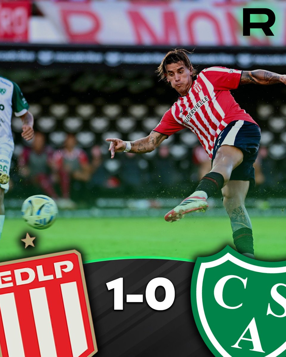 🇦🇹¡GANÓ #ESTUDIANTES!

🦁#EDLp de La Plata venció 1-0 a #sarmiento con gol de Alexis Castro con una gran volea y que le dio la victoria al pincha.

👔Victoria para Dominguez en el último partido como entrenador del #pincha